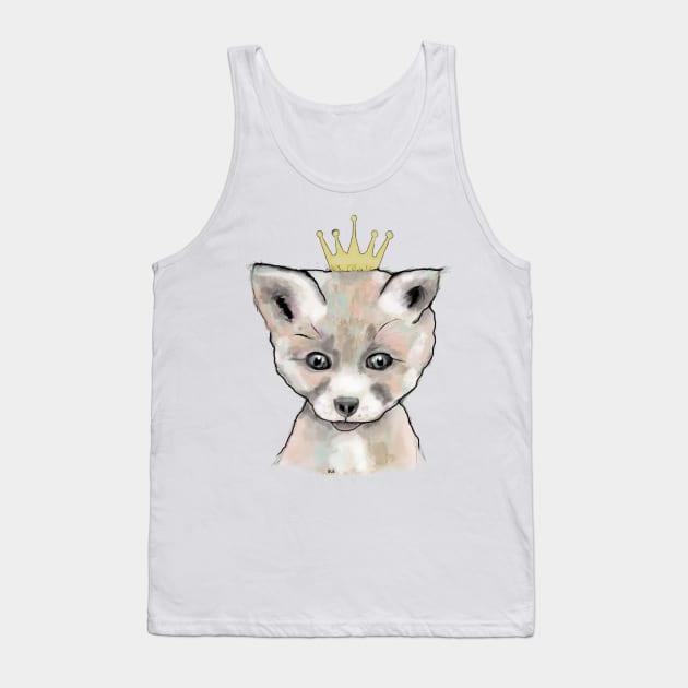 Little Fox Tank Top by msmart